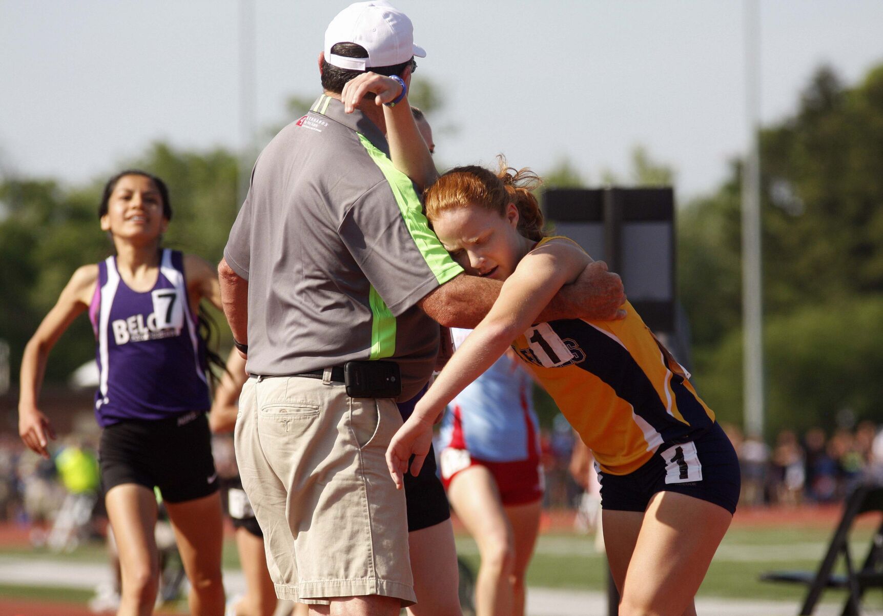 Annie Frisbie senior year at state
